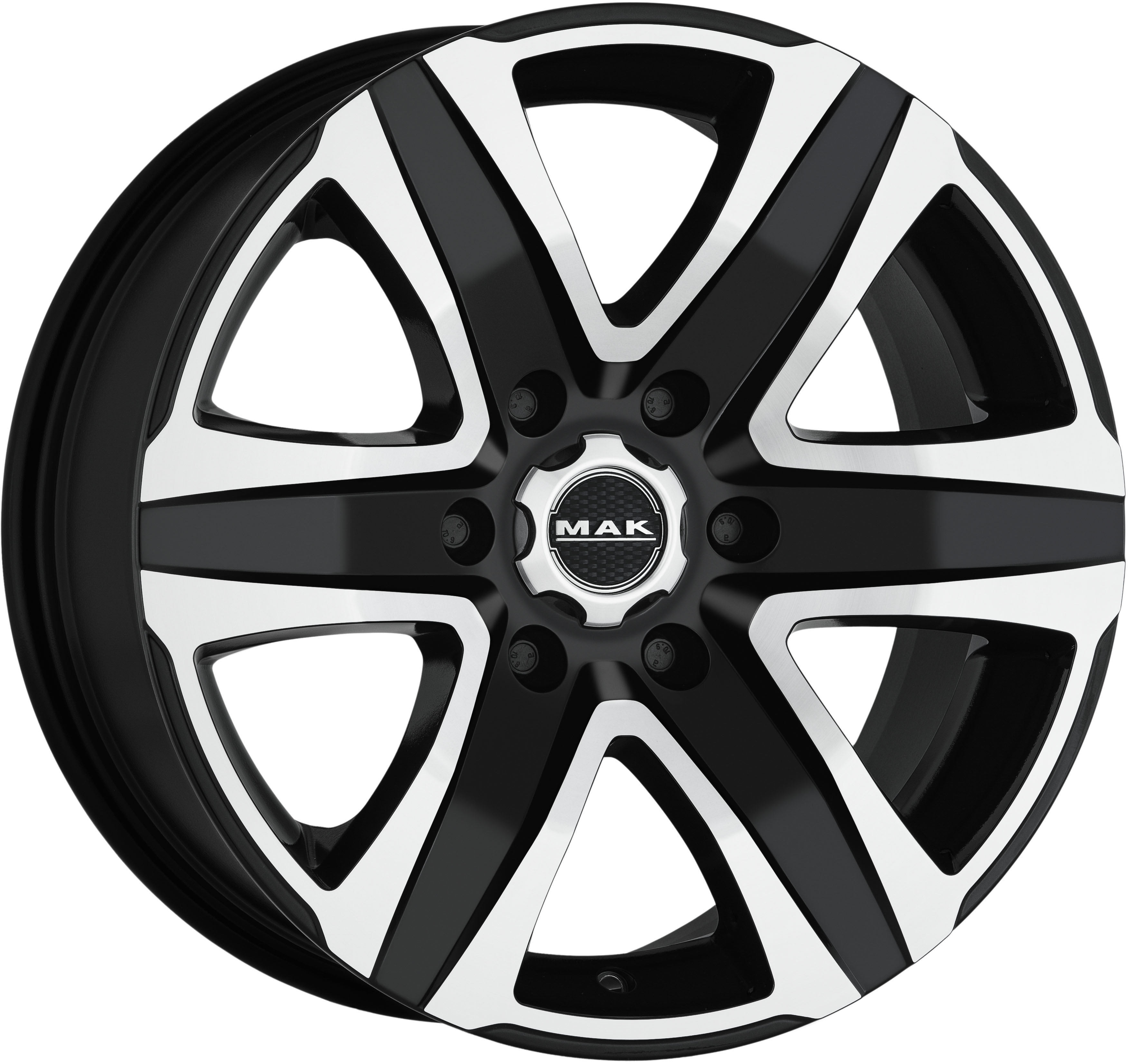 R18 6x114,3 8J ET45 D66,1 MAK Stone 6 Black Mirror R18 6x114,3 8J ET45 D66,1 MAK Stone 6 Black Mirror