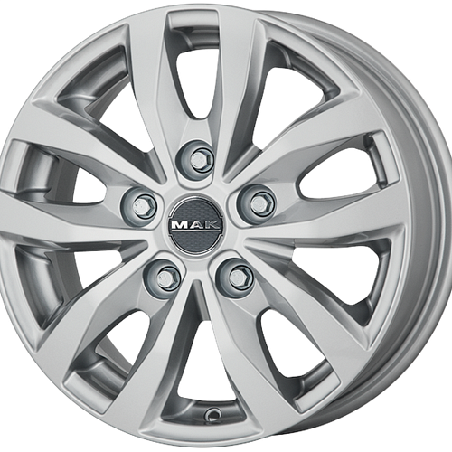 R15 5x160 6,5J ET58 D65,1 MAK Load 5 3 Silver R15 5x160 6,5J ET58 D65,1 MAK Load 5 3 Silver
