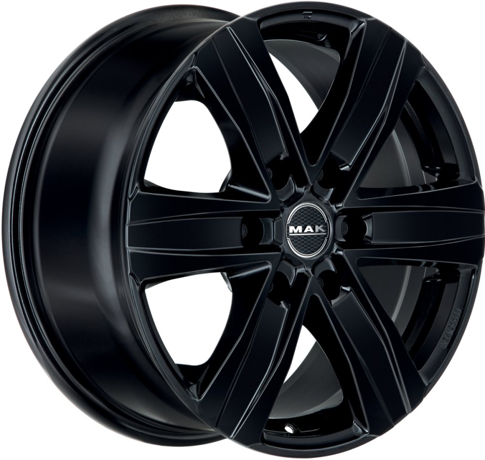 R18 6x130 8J ET53 D84,1 MAK Stone 6 Gloss Black R18 6x130 8J ET53 D84,1 MAK Stone 6 Gloss Black