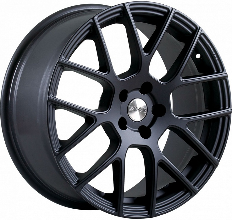 R18 5x100 8J ET35 D57,1 Скад Stiletto чёрный бархат R18 5x100 8J ET35 D57,1 Скад Stiletto чёрный бархат