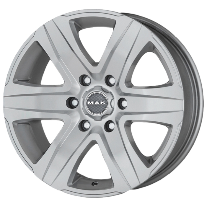 R18 6x130 8J ET53 D84,1 MAK Stone 6 Silver R18 6x130 8J ET53 D84,1 MAK Stone 6 Silver