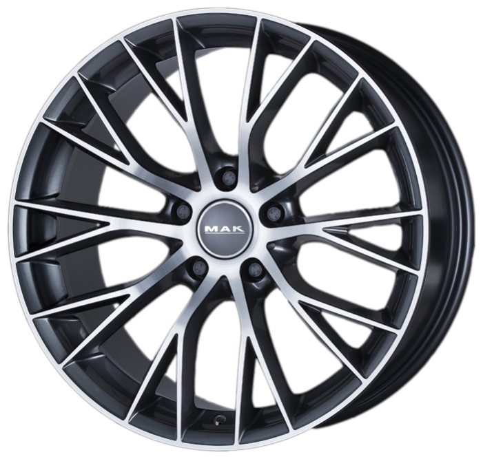 R20 5x108 8,5J ET42 D63,4 MAK Munchen Gunmetal Mirror Face R20 5x108 8,5J ET42 D63,4 MAK Munchen Gunmetal Mirror Face