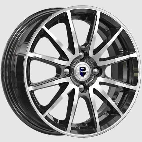 R14 4x100 5,5J ET40 D54,1 K&K Квант (КС960) алмаз чёрный R14 4x100 5,5J ET40 D54,1 K&K Квант (КС960) алмаз чёрный
