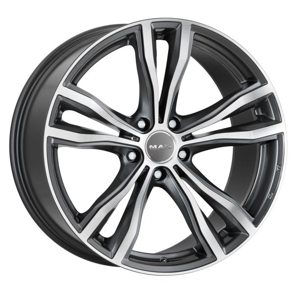 R21 5x120 11,5J ET38 D74,1 MAK X-Mode Gunmetal Mirror Face R21 5x120 11,5J ET38 D74,1 MAK X-Mode Gunmetal Mirror Face