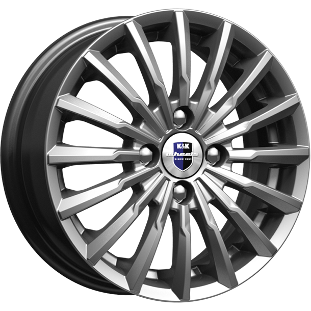 R17 5x100 7J ET48 D56,1 K&K Акцент (КС562) Дарк платинум R17 5x100 7J ET48 D56,1 K&K Акцент (КС562) Дарк платинум