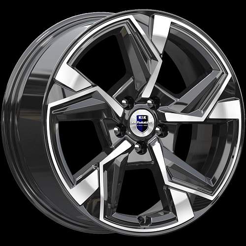 R18 5x112 7,5J ET40 D57,1 K&K Кайан (КС1012) алмаз чёрный R18 5x112 7,5J ET40 D57,1 K&K Кайан (КС1012) алмаз чёрный