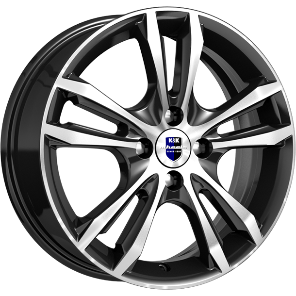 R16 4х100x 6J ET45 D67,1 K&K Samara (КС866) Алмаз чёрный R16 4х100x 6J ET45 D67,1 K&K Samara (КС866) Алмаз чёрный