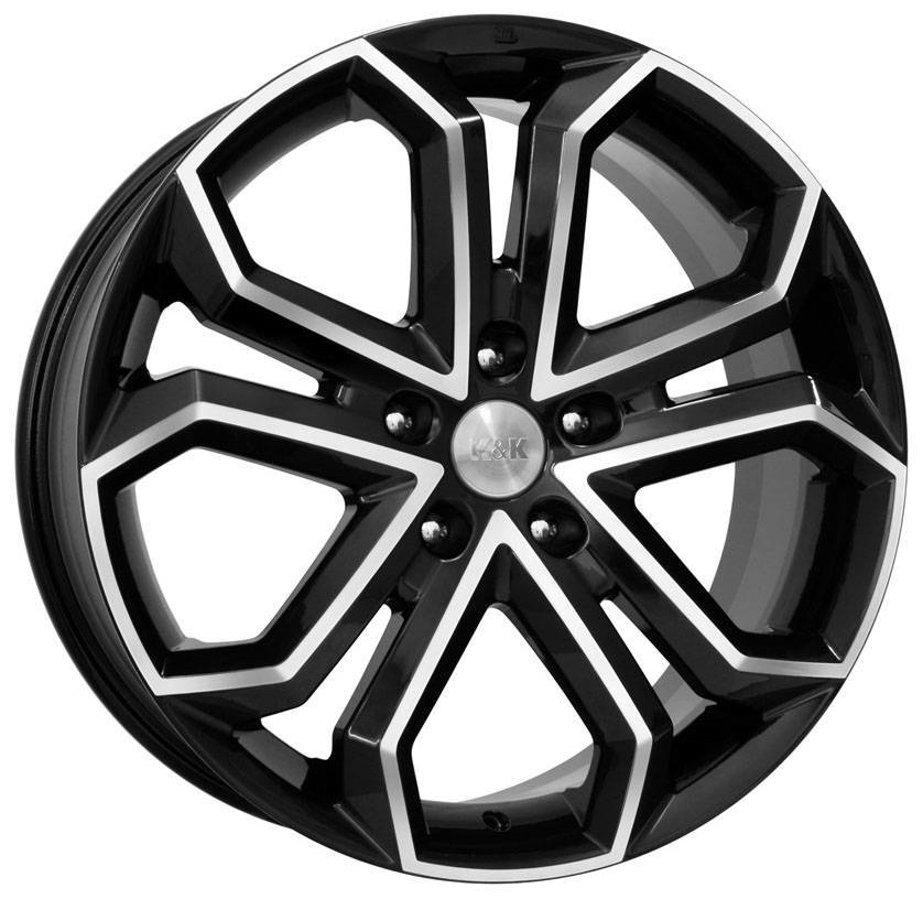 R19 5x112 8,5J ET48 66,6 К&К Пандора Алмаз чёрный R19 5x112 8,5J ET48 66,6 К&К Пандора Алмаз чёрный