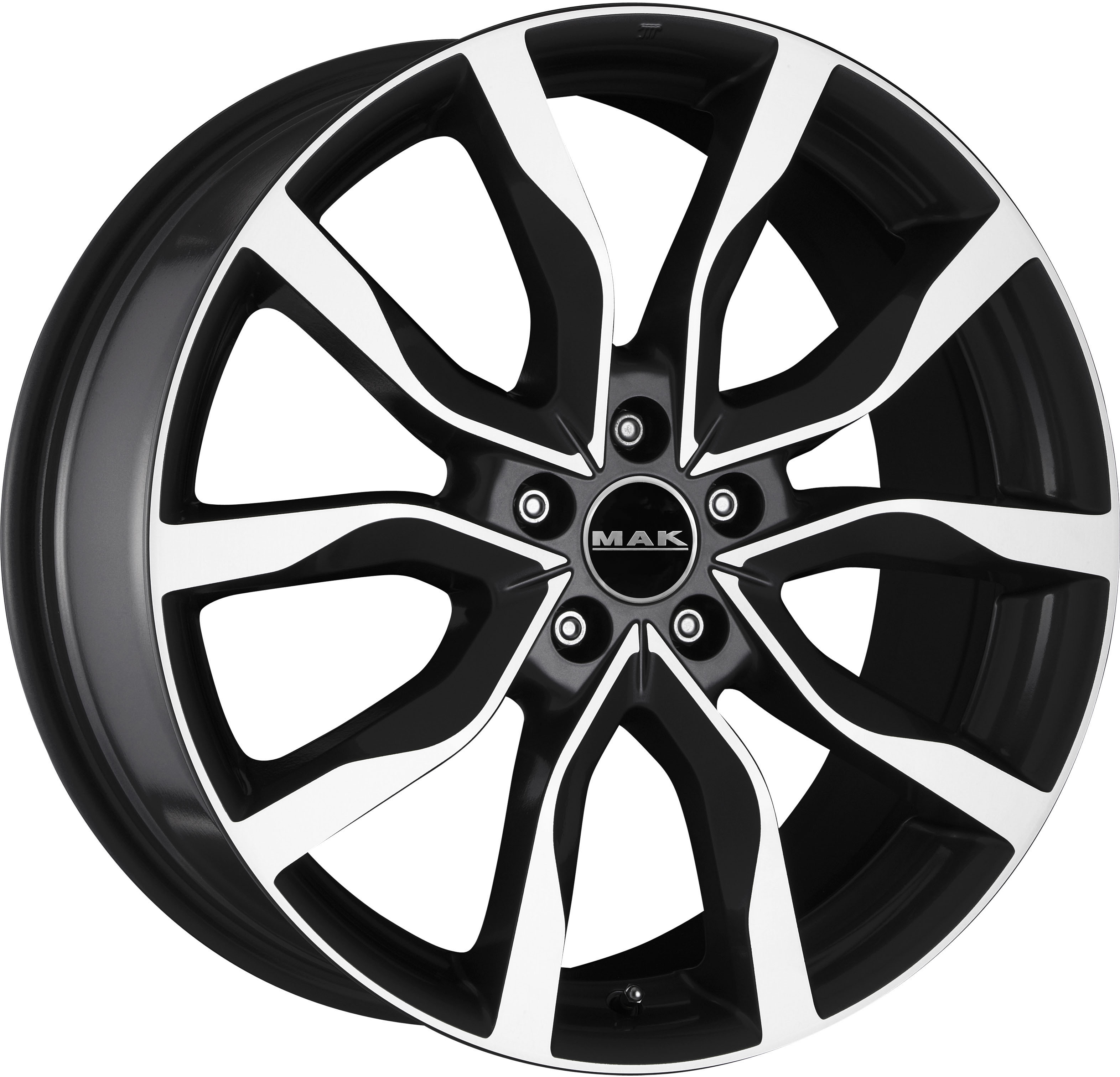 R20 5x127 8,5J ET50 D71,6 MAK Highlands Black Mirror R20 5x127 8,5J ET50 D71,6 MAK Highlands Black Mirror