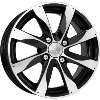 R15 4x100 6J ET38 D67,1 K&K Джемини алмаз черный (КС617) R15 4x100 6J ET38 D67,1 K&K Джемини алмаз черный (КС617)