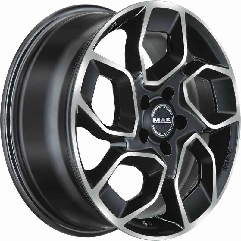 R16 5x160 6,5J ET60 D65,1 MAK Express 3 Black Mirror R16 5x160 6,5J ET60 D65,1 MAK Express 3 Black Mirror