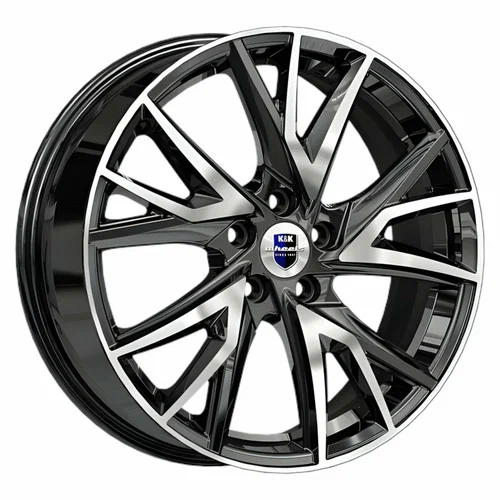 R18 5x114,3 6,5J ET50 D66,1 K&K Кайлас (КС1054) алмаз чёрный R18 5x114,3 6,5J ET50 D66,1 K&K Кайлас (КС1054) алмаз чёрный
