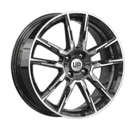 R17 4x100 6,5J ET40 D67,1 Wheels UP Up107 New Diamond R17 4x100 6,5J ET40 D67,1 Wheels UP Up107 New Diamond