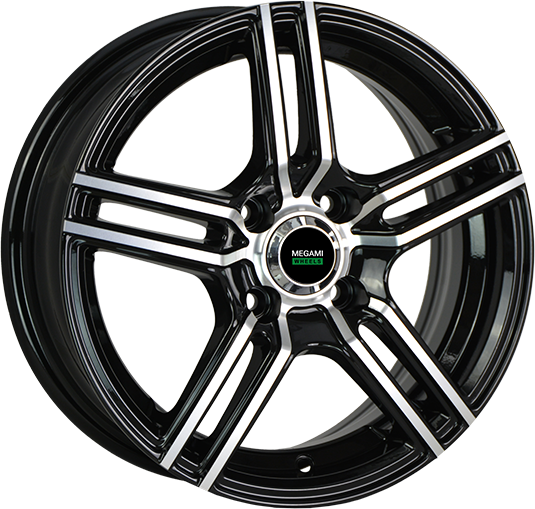 R15 4x100 6J ET50 D60,1 Megami MGM-1 BKF R15 4x100 6J ET50 D60,1 Megami MGM-1 BKF