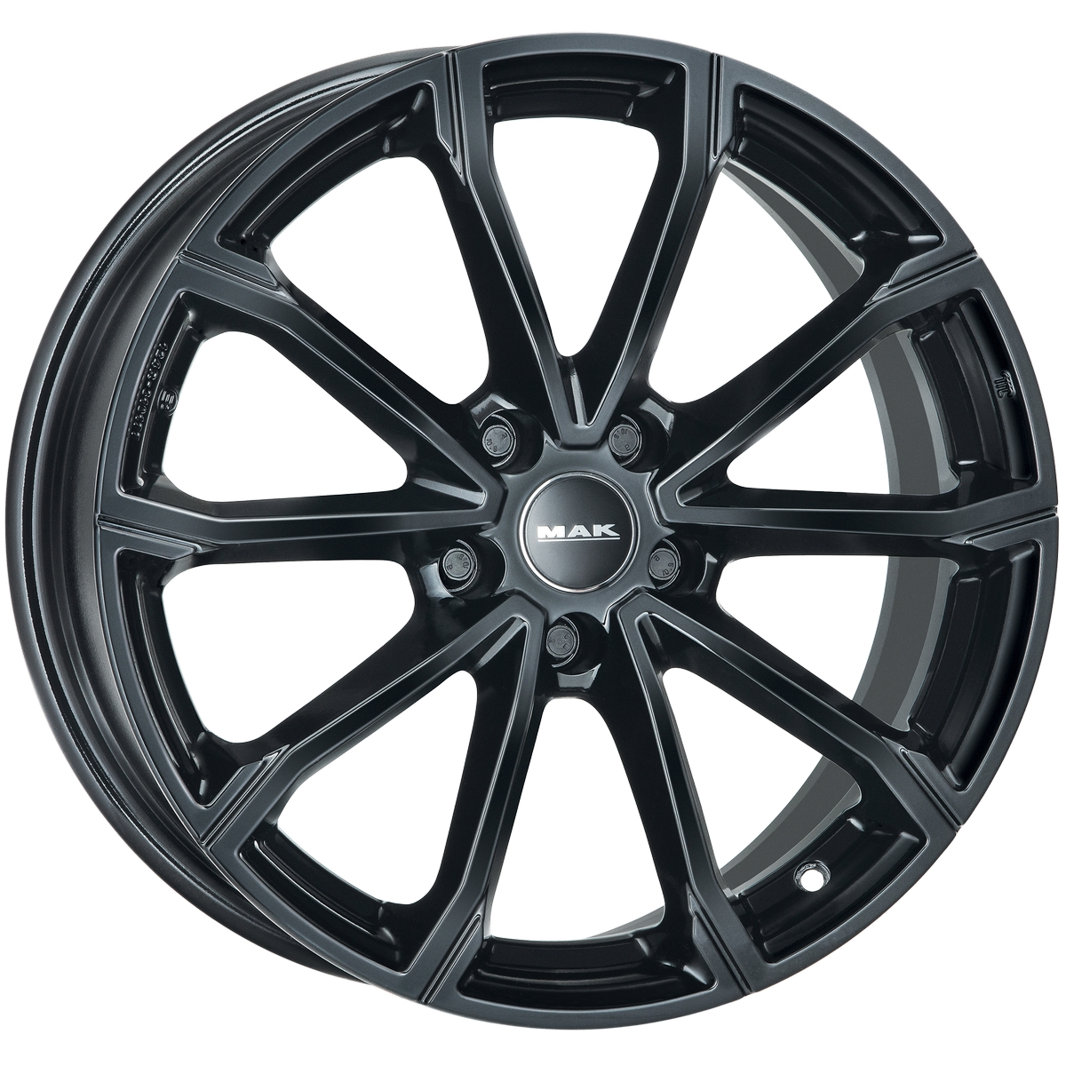R17 5x114,3 7J ET35 D60,1 MAK DaVinci Gloss Black R17 5x114,3 7J ET35 D60,1 MAK DaVinci Gloss Black