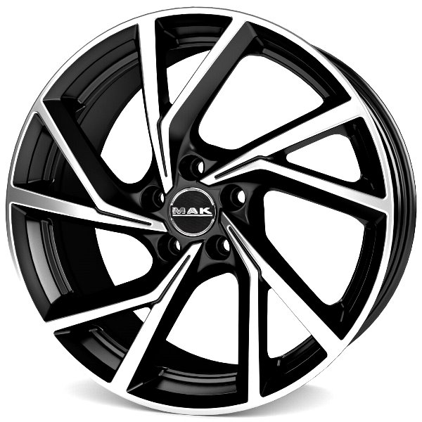 R19 5x112 7,5J ET50 D57,1 MAK Kassel Black Mirror R19 5x112 7,5J ET50 D57,1 MAK Kassel Black Mirror