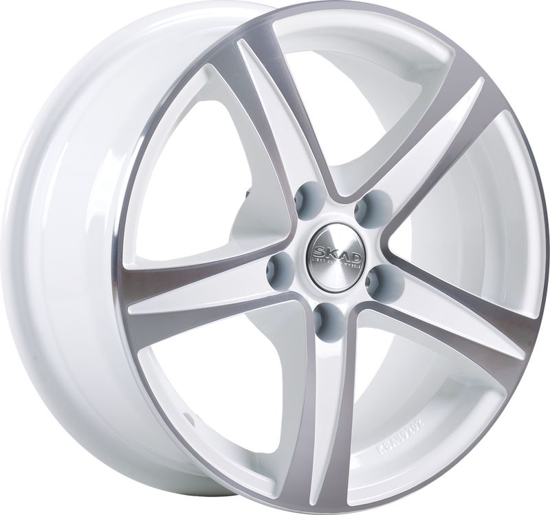 R15 5x114,3 6,5J ET43 D67,1 Скад Sakura алмаз-белый R15 5x114,3 6,5J ET43 D67,1 Скад Sakura алмаз-белый