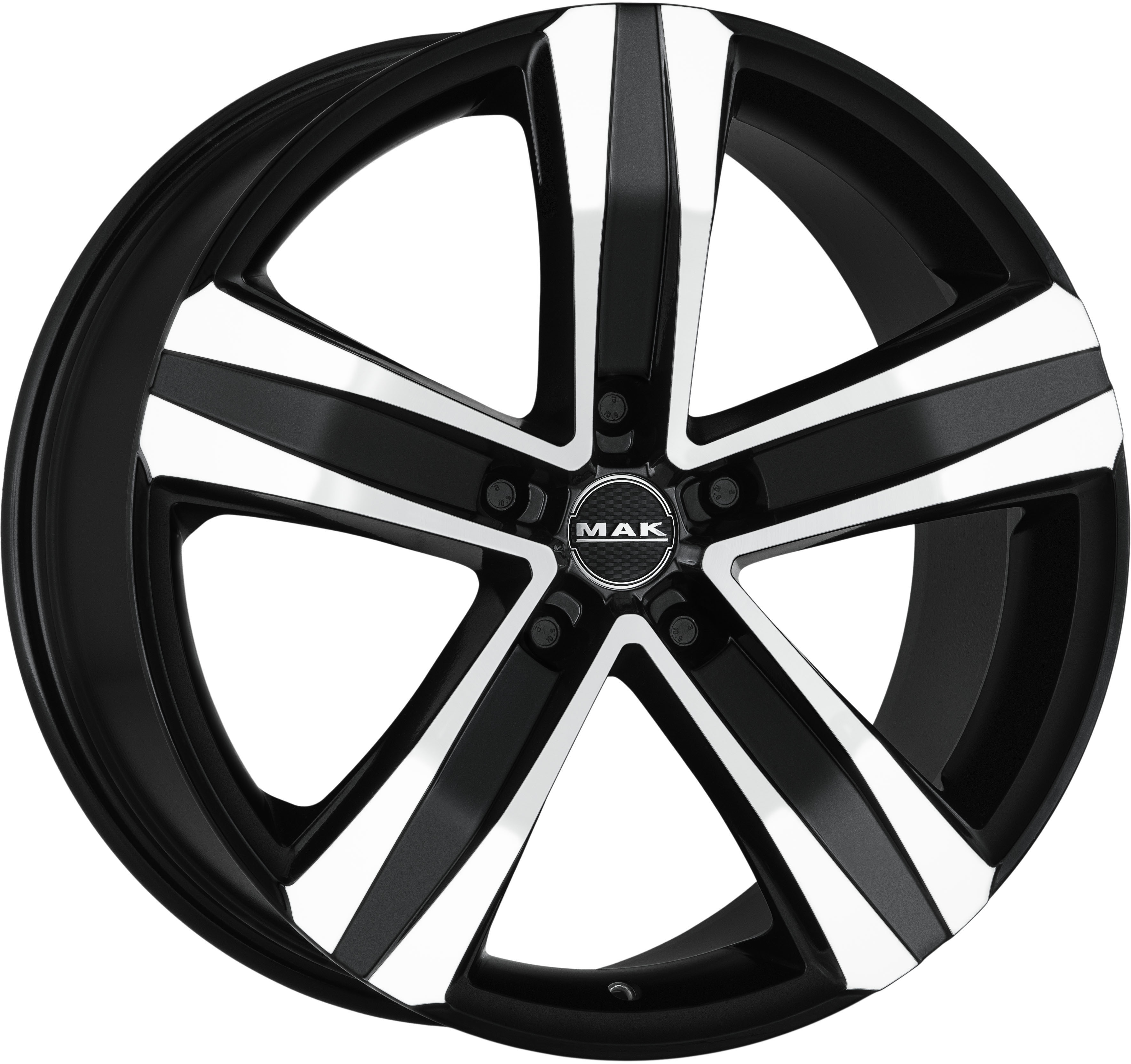 R15 5x118 6,5J ET65 D71,1 MAK Stone 5 Black Mirror R15 5x118 6,5J ET65 D71,1 MAK Stone 5 Black Mirror