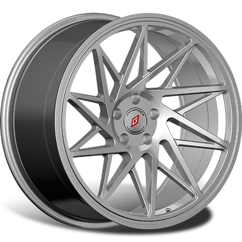 R19 5x112 8,5J ET32 D66,6 Inforged IFG35 Silver лого IFG (S+RED, 64 мм) сфера